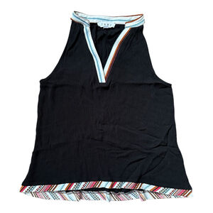 THML Women’s Top Size S Black Sleeveless Loose Fit